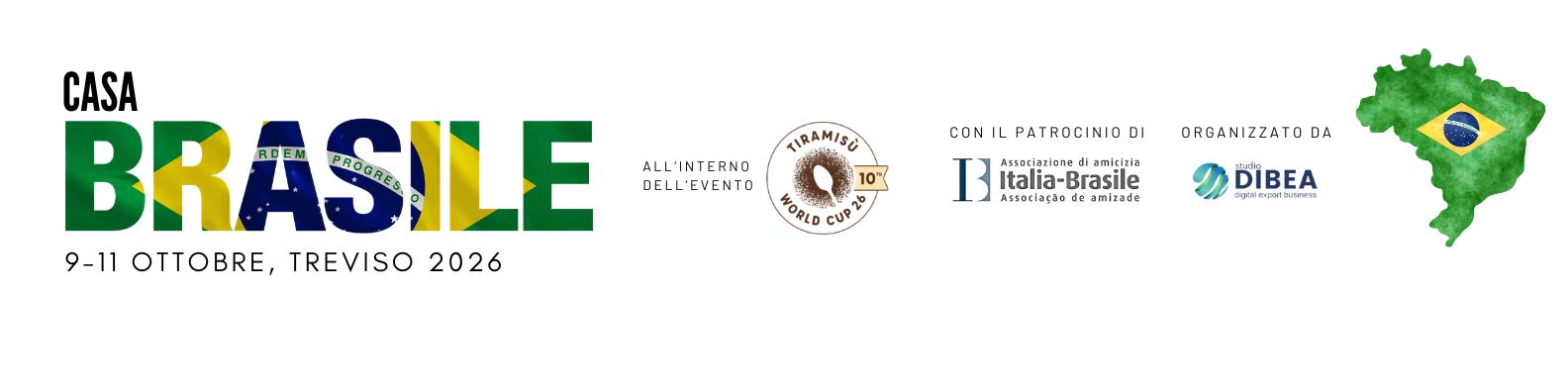 Partner ufficiali: Tiramisù World Cup, Associazione di Amicizia Italia-Brasile e Studio DIBEA